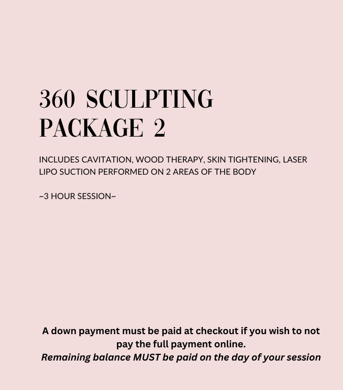360 Sculpting Package (2 AREAS)