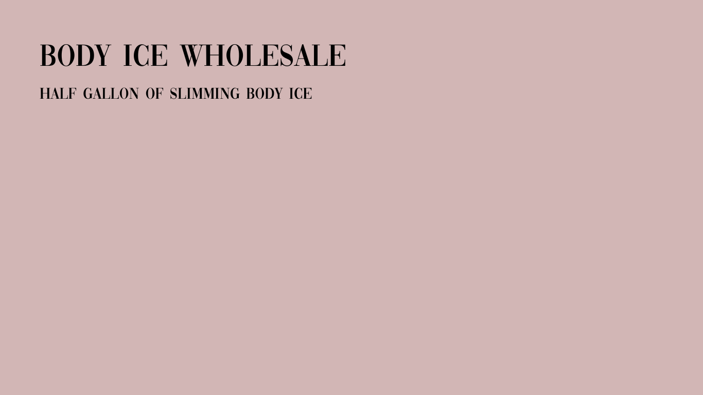 Body Ice wholesale